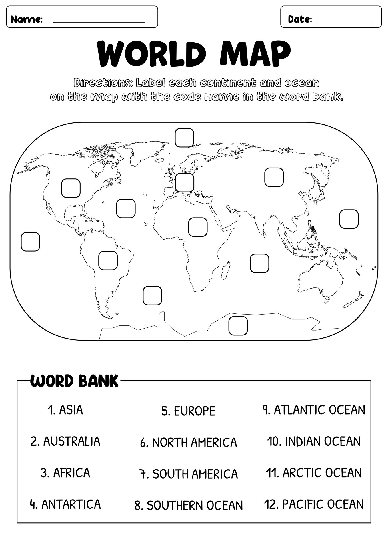6th Grade Maps Worksheets Free Printable