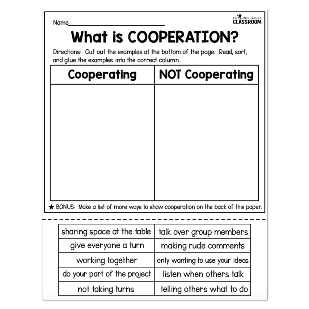 Free Printable Social Emotional Learning Worksheets