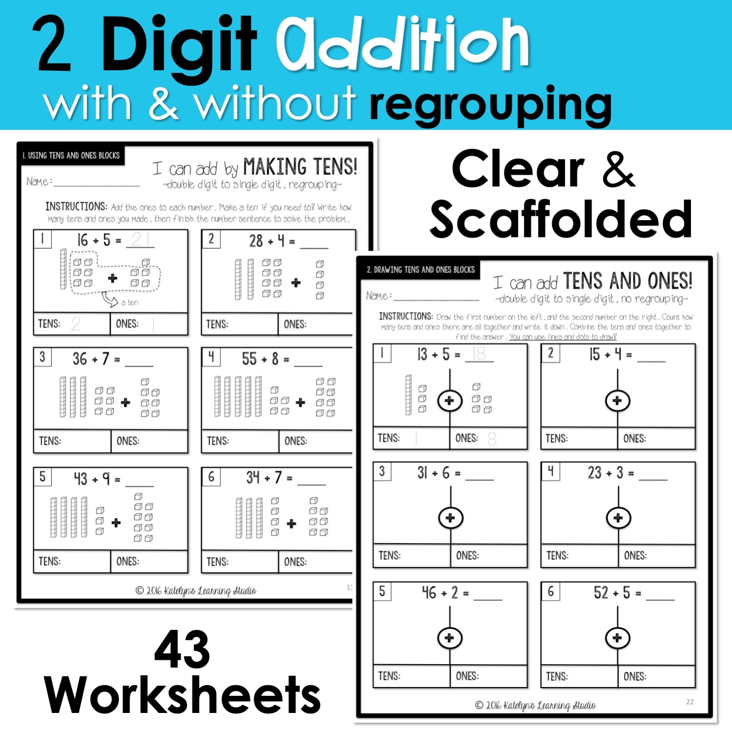2 Digit Addition With Regrouping Worksheets First Grade Math Worksheets Made By Teachers 2 Digit Addition With Regrouping Worksheets First Grade Math Worksheets Made By Teachers