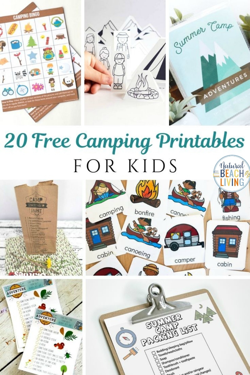 Free Printable Camping Worksheets For Preschoolers