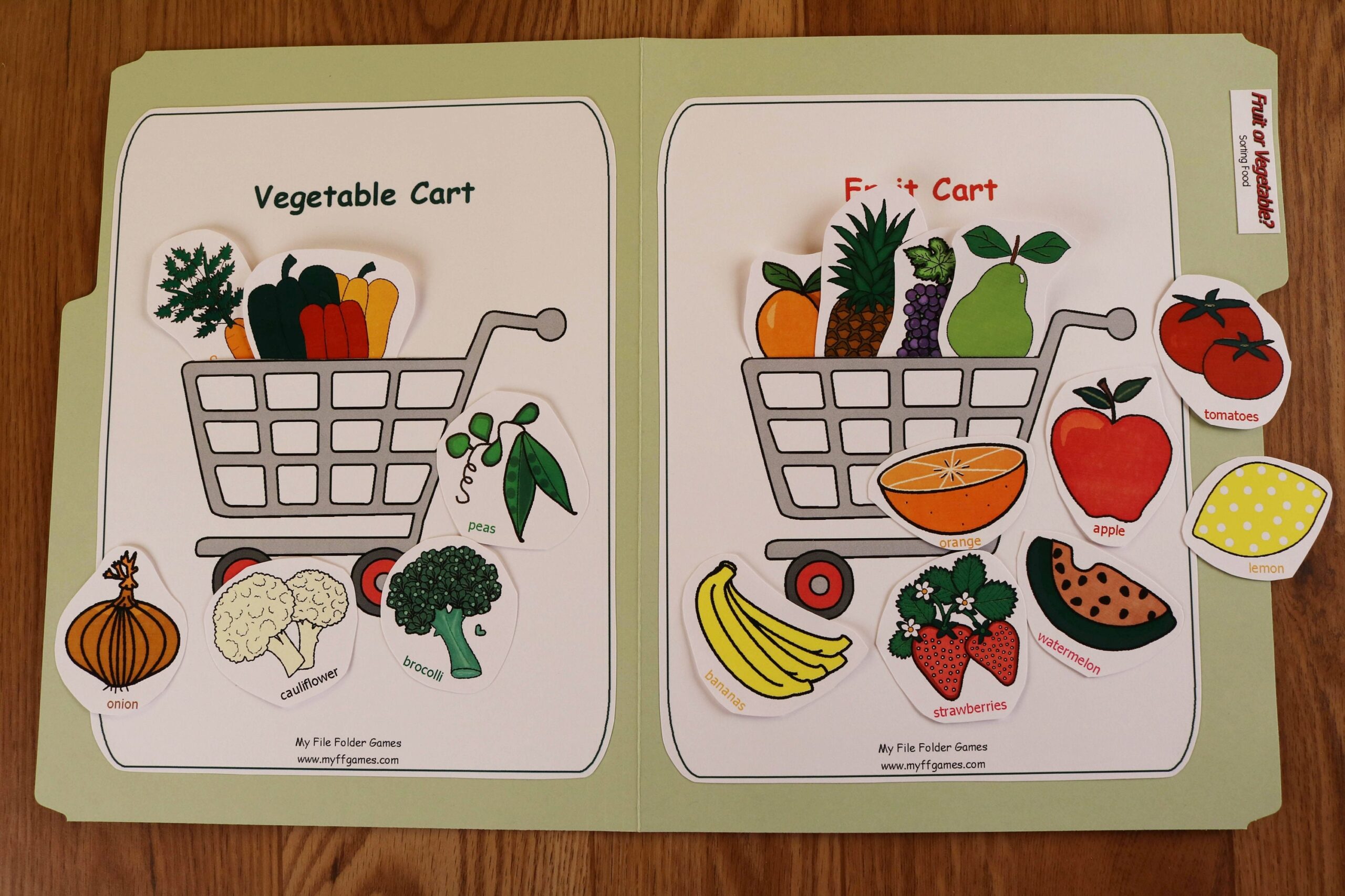 264 Printable File Folder Games For Preschool Kindergarten 4th 