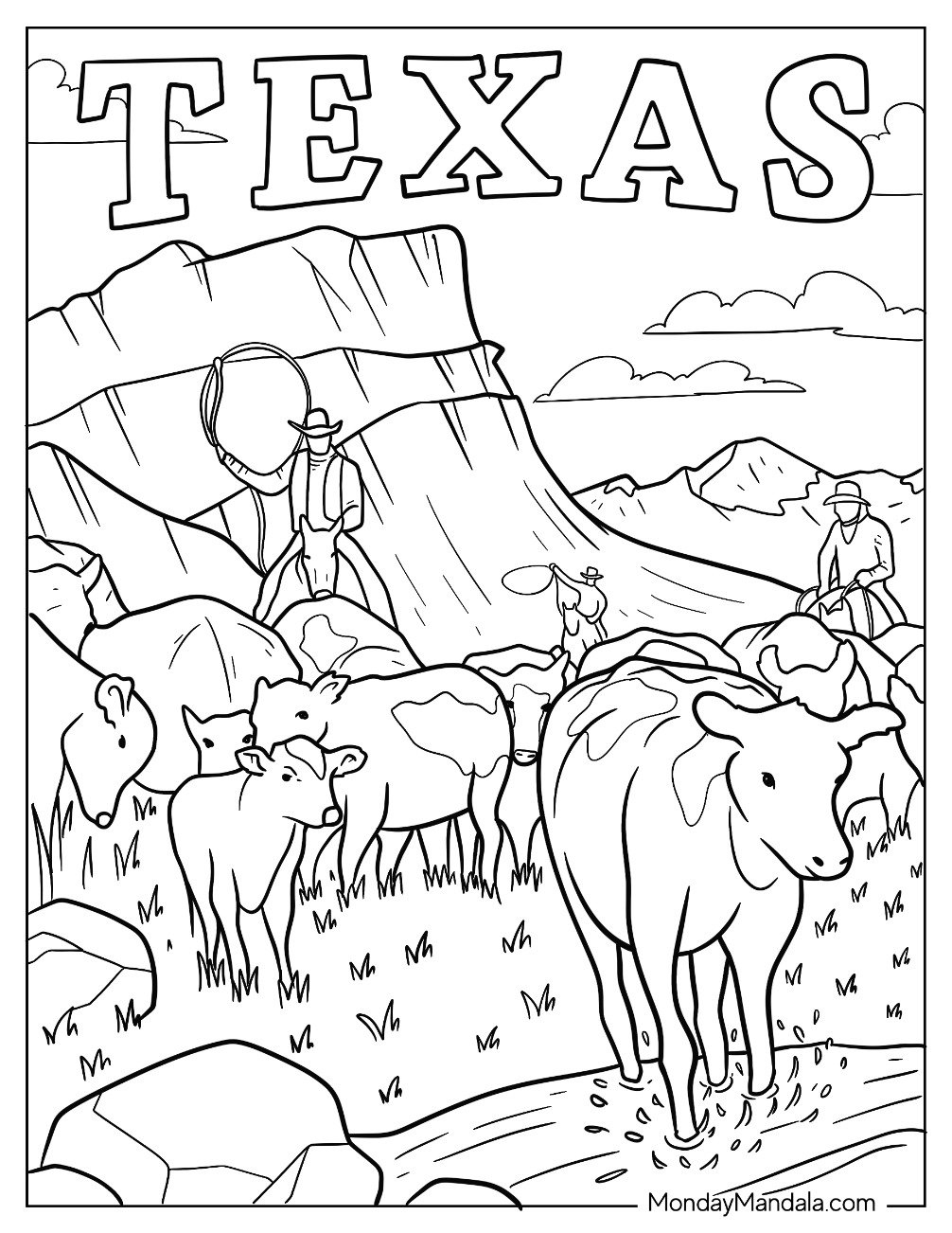 Printable Texas Worksheets For Kindergarten