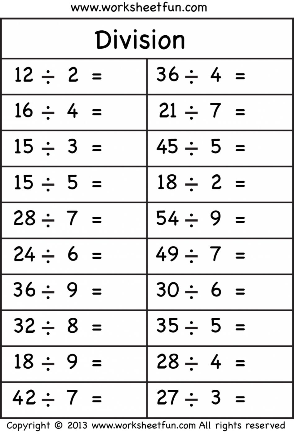 38 3rd Grade Division Worksheets Ideas Division Worksheets 3rd 
