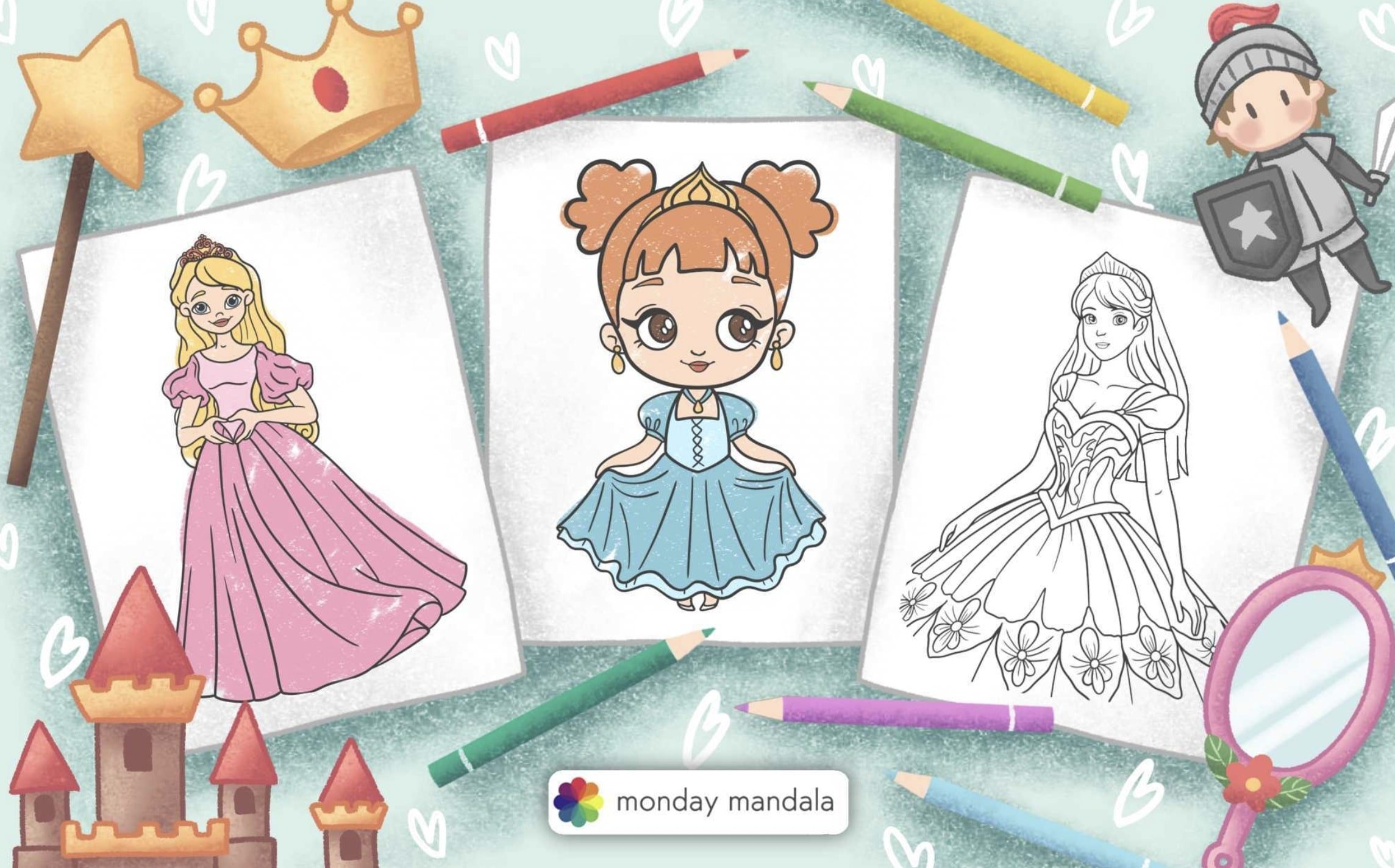 Free Printable Princess Worksheets