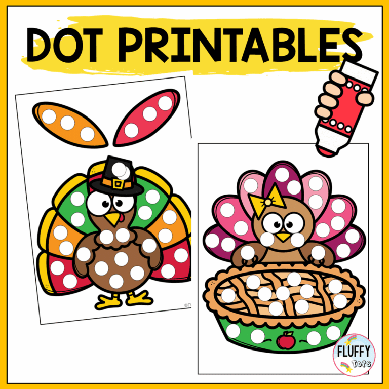 6 Thanksgiving Fine Motor Printables Activities For Toddlers U0026 Preschool Kids FluffyTots