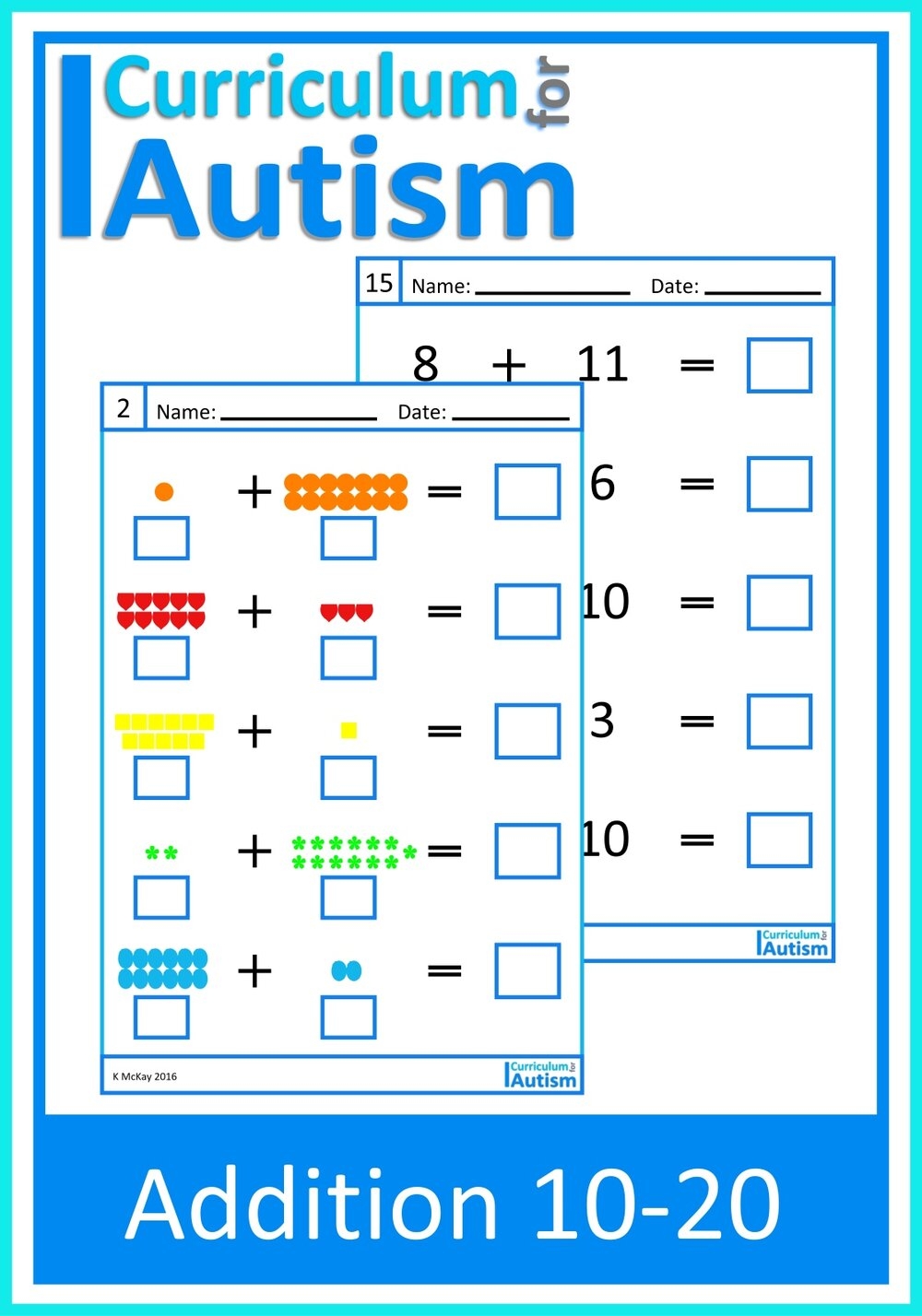 Free Printable Autism Math Worksheets Free Printable Autism Math Worksheets
