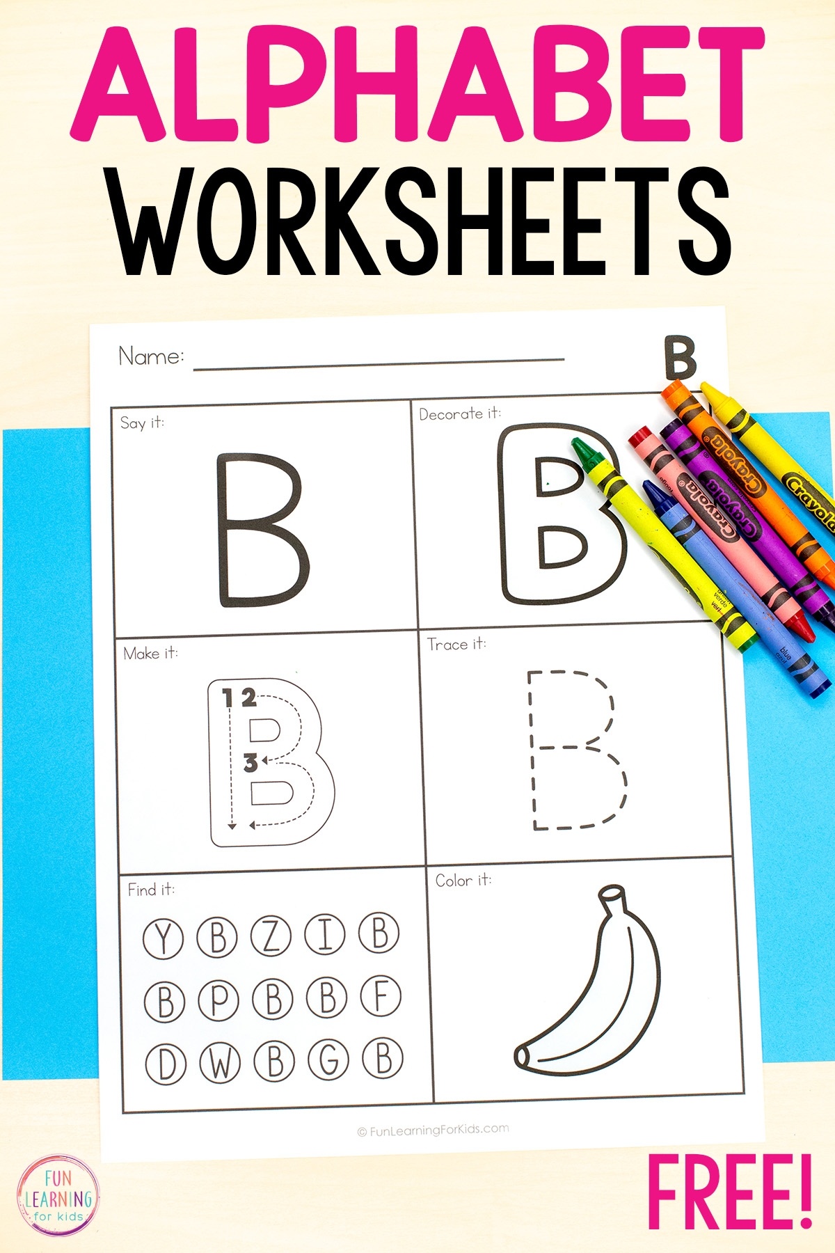 Before And After Alphabet Worksheets