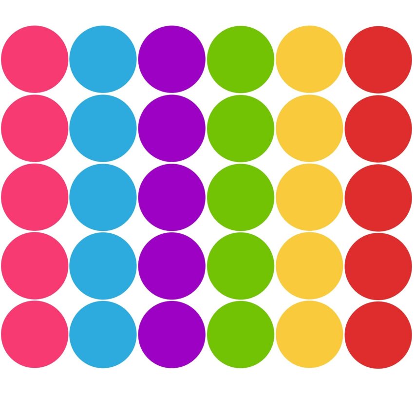 Amazon Outus 30 Pieces 6 Inch Classroom Floor Stickers Multicolor Classroom Spots For Line Up Markers Self Adhesive Vinyl Stickers For Preschool And Kindergarten Elementary Teachers Classic Style Office Products