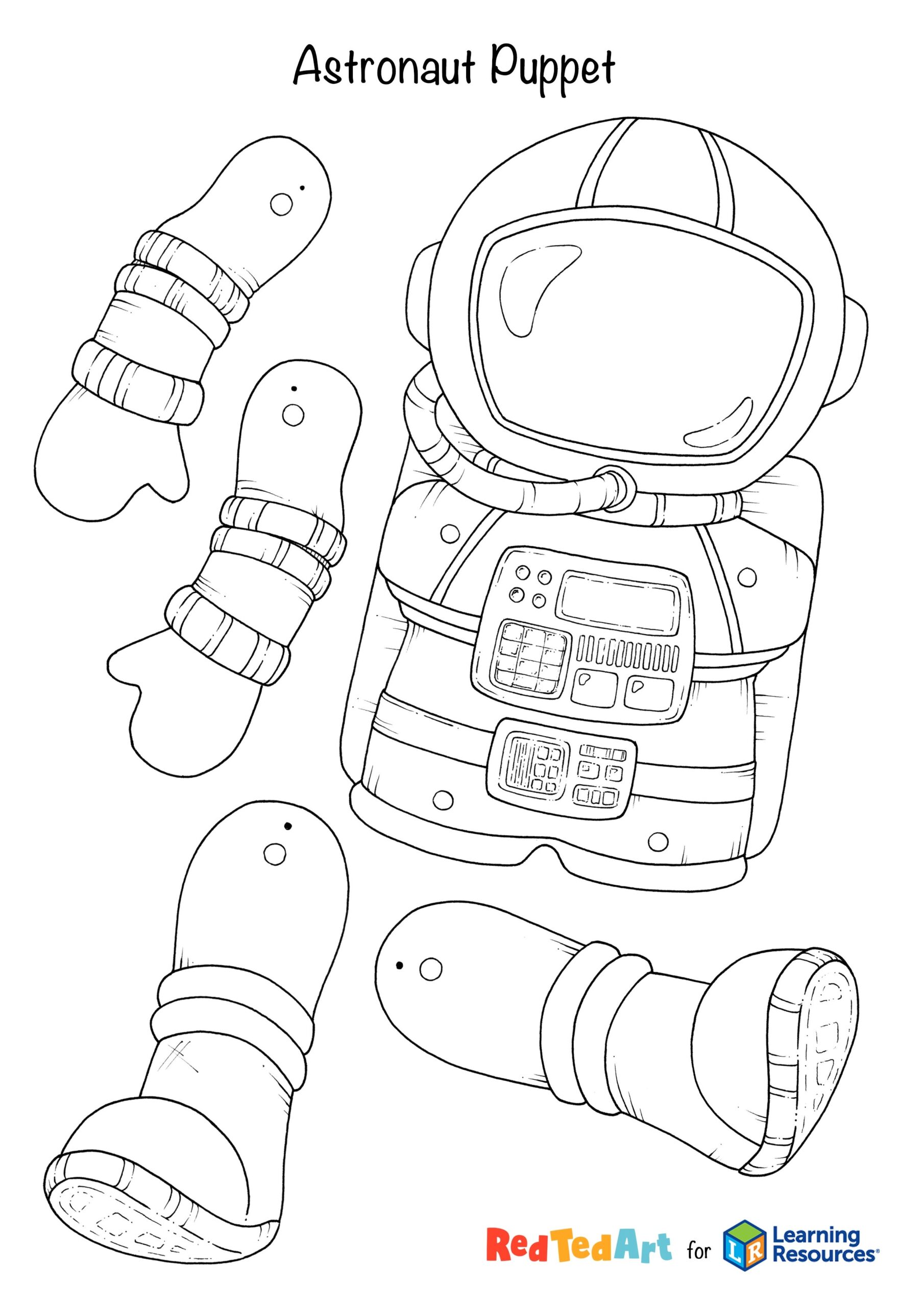 Astronaut Preschool Printable