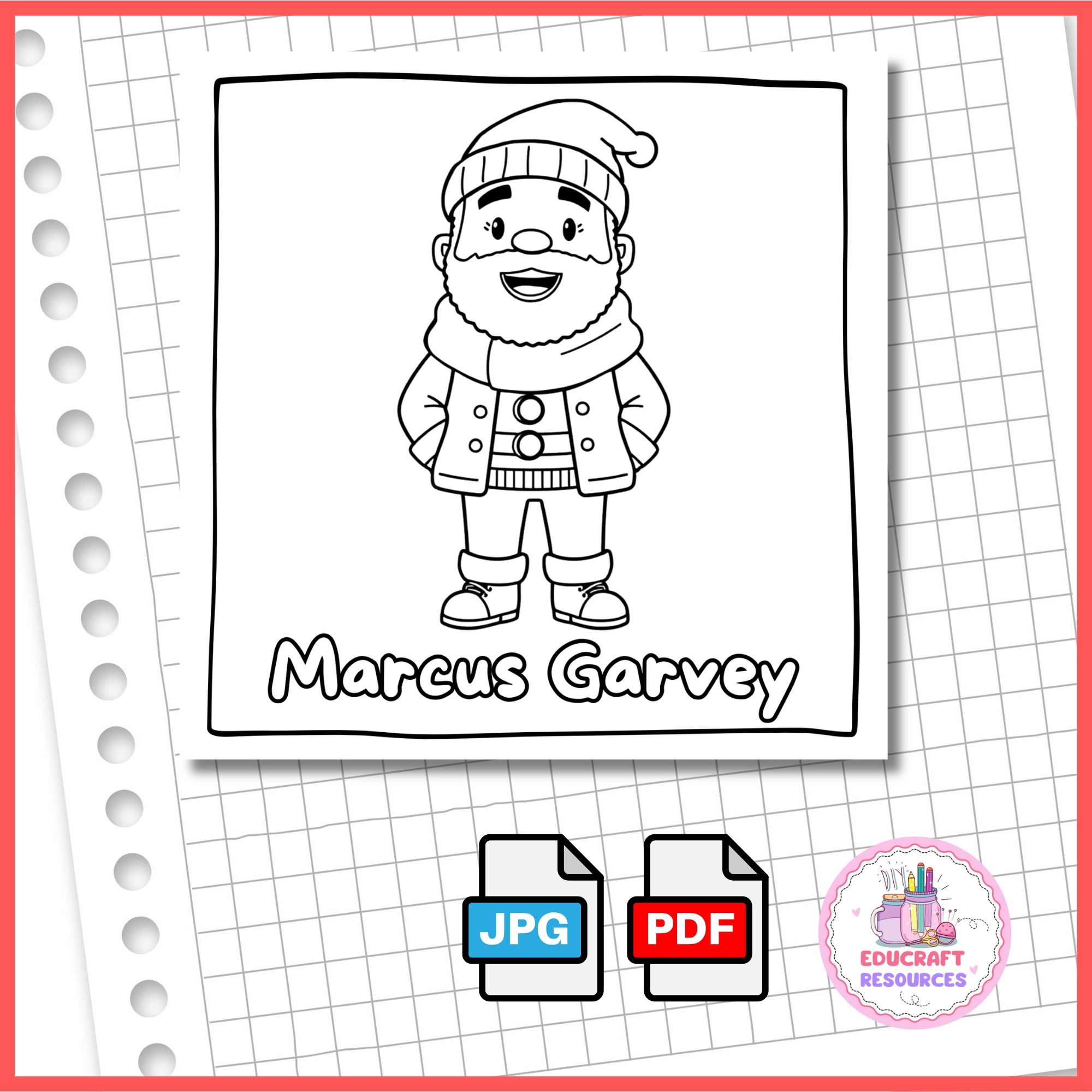 Marus Garvey Free Printables Pdf Worksheets