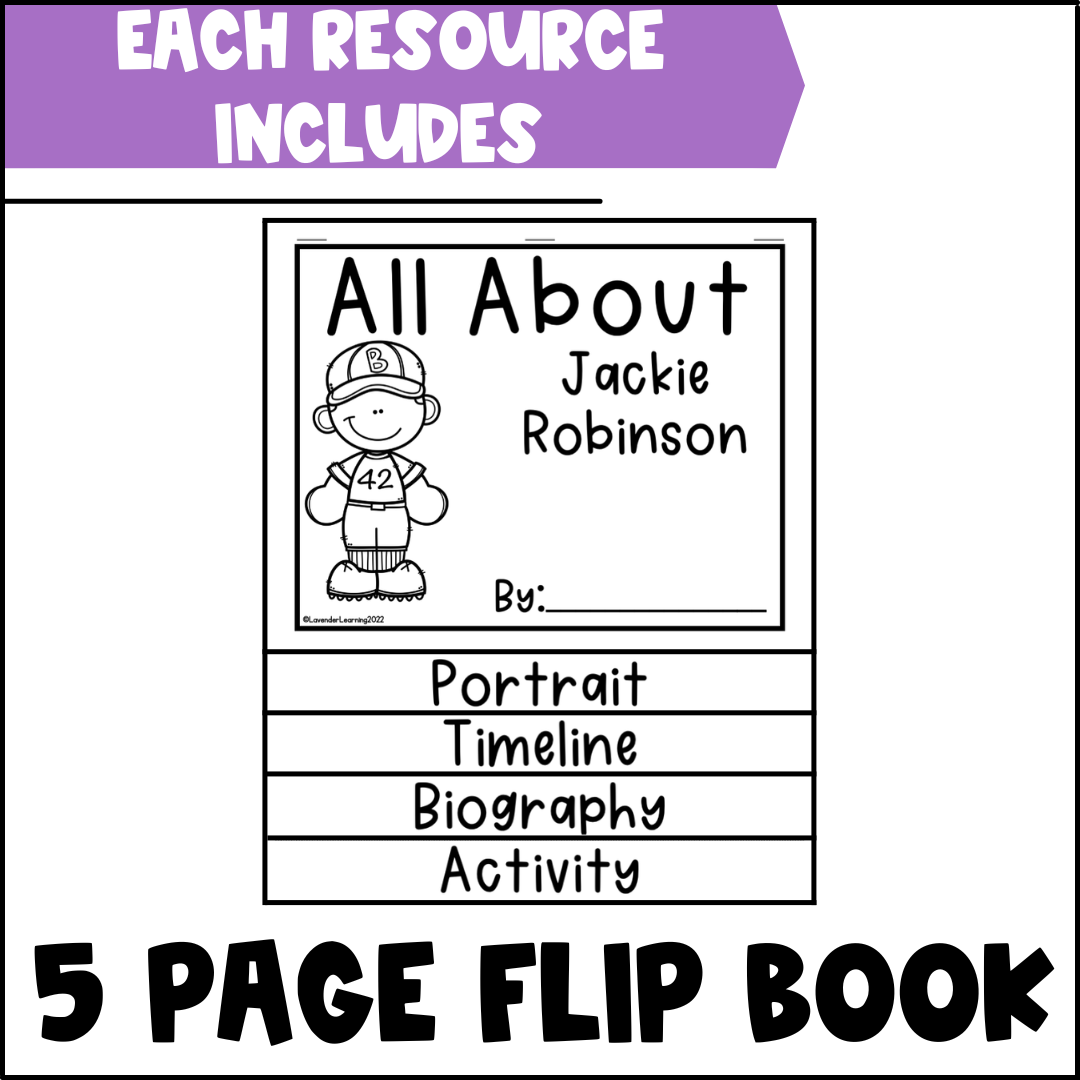 Black History Biography Activities Bundle 2 Morgan Robinson 