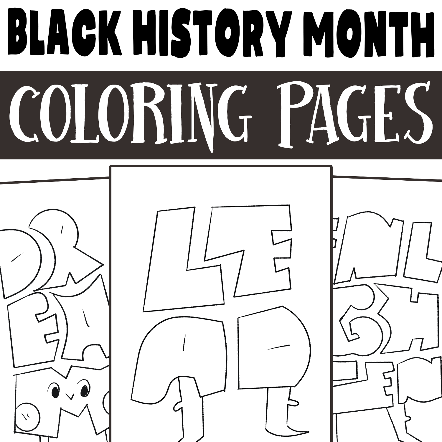 Preschool Black History Month Printable Activities