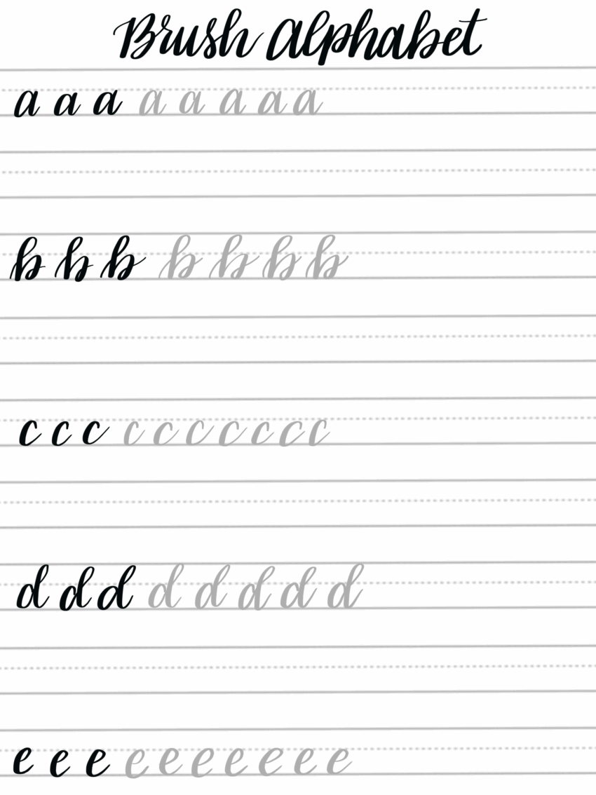 Brush Pen Practice New Arrivals