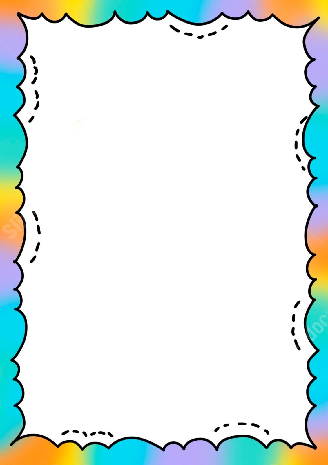 Preschool Printable Family Pages With Borders