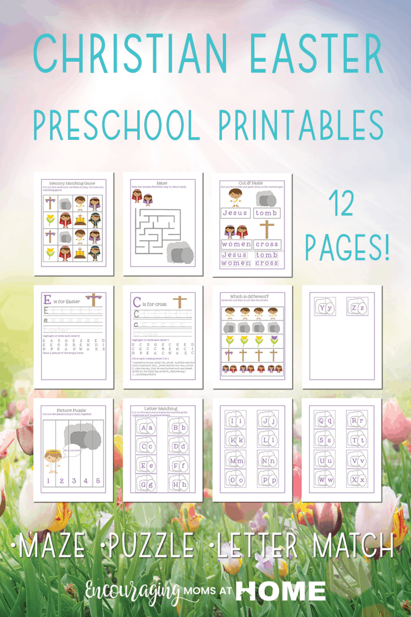 Religious Easter Printables For Preschoolers