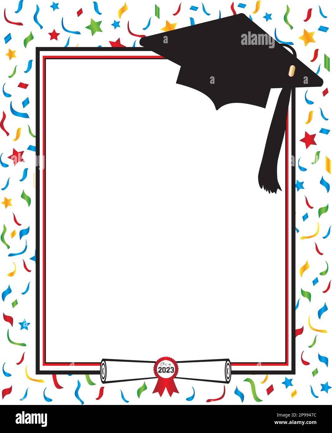 Colorful Graduation Background Template Stock Vector Image U0026 Art 