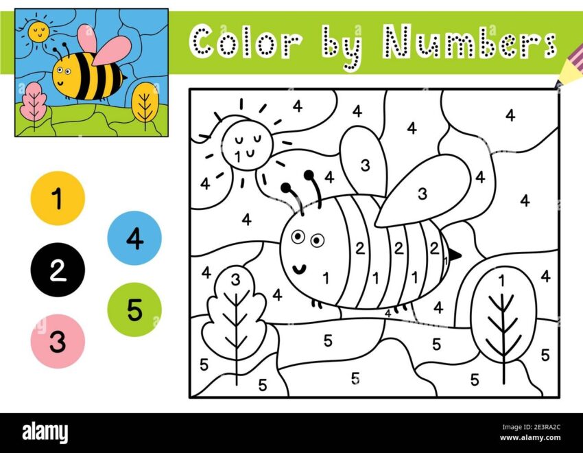 Coloring Number Hi res Stock Photography And Images Alamy