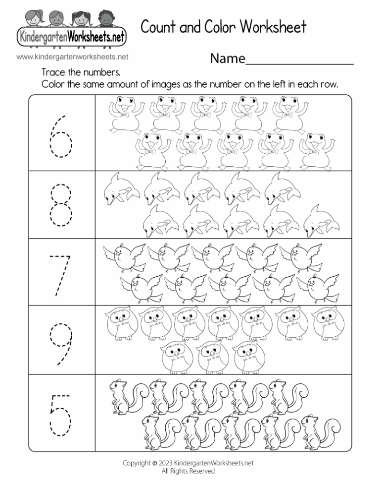 Count And Color Worksheet Free Printable Digital U0026 PDF