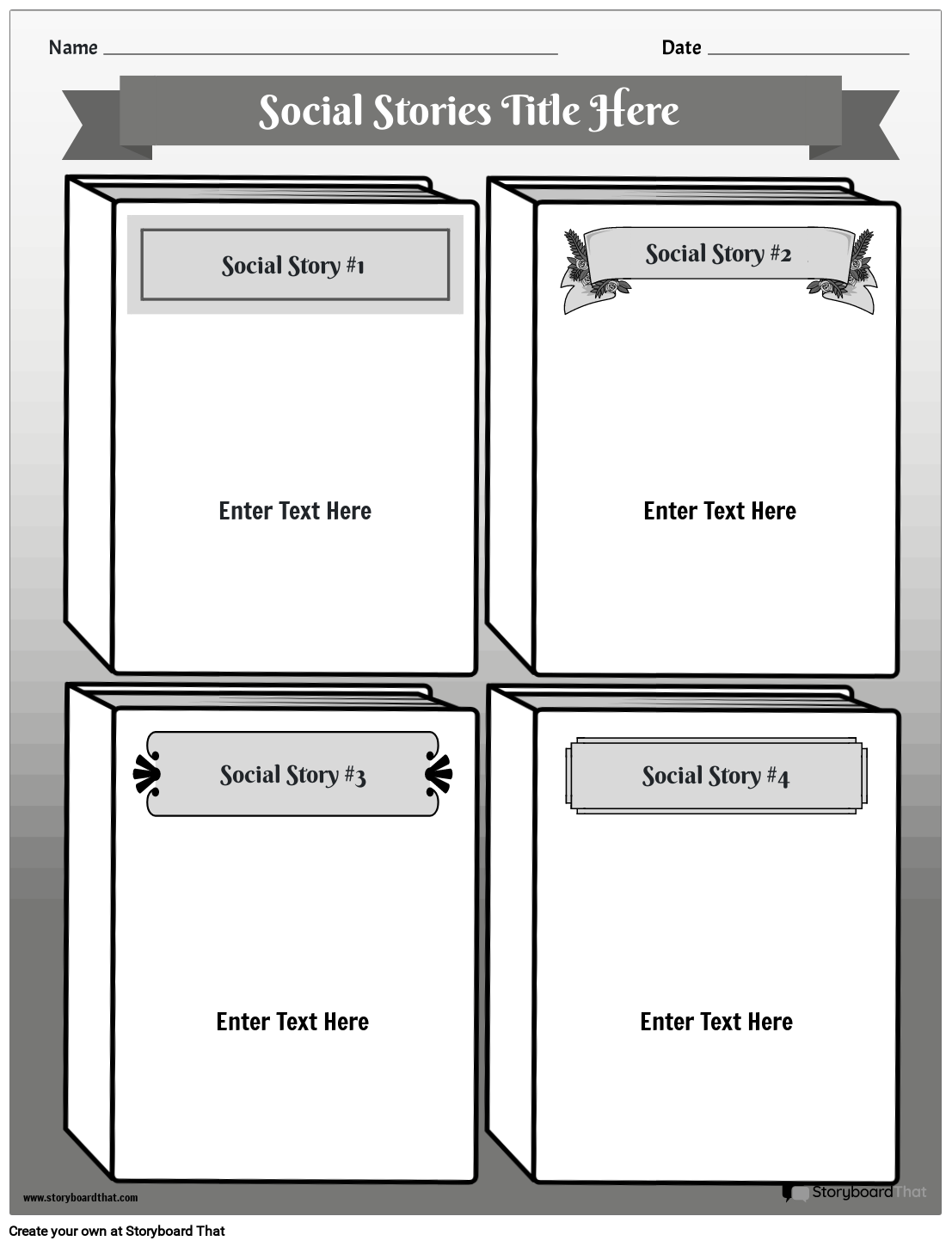Free Printable Social Stories Worksheets