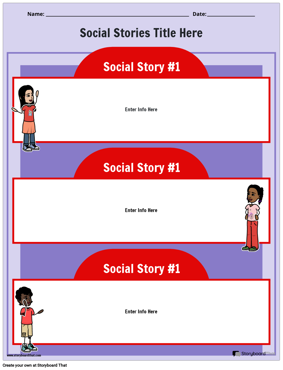 Personalized Preschool Social Stories Free Printable