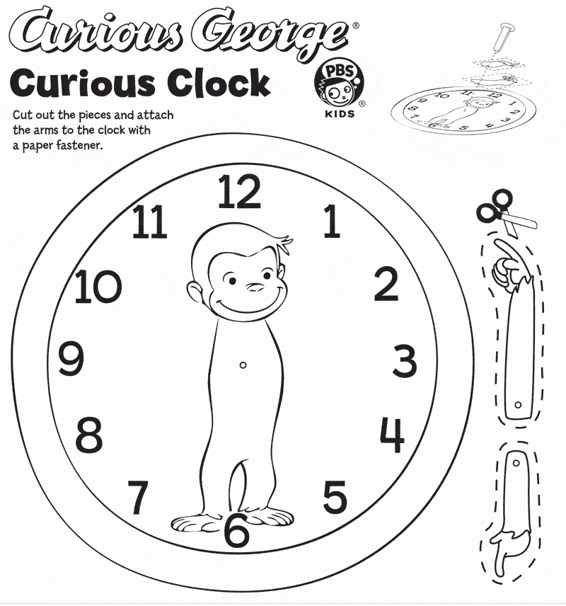 Curious George Printables PBS KIDS