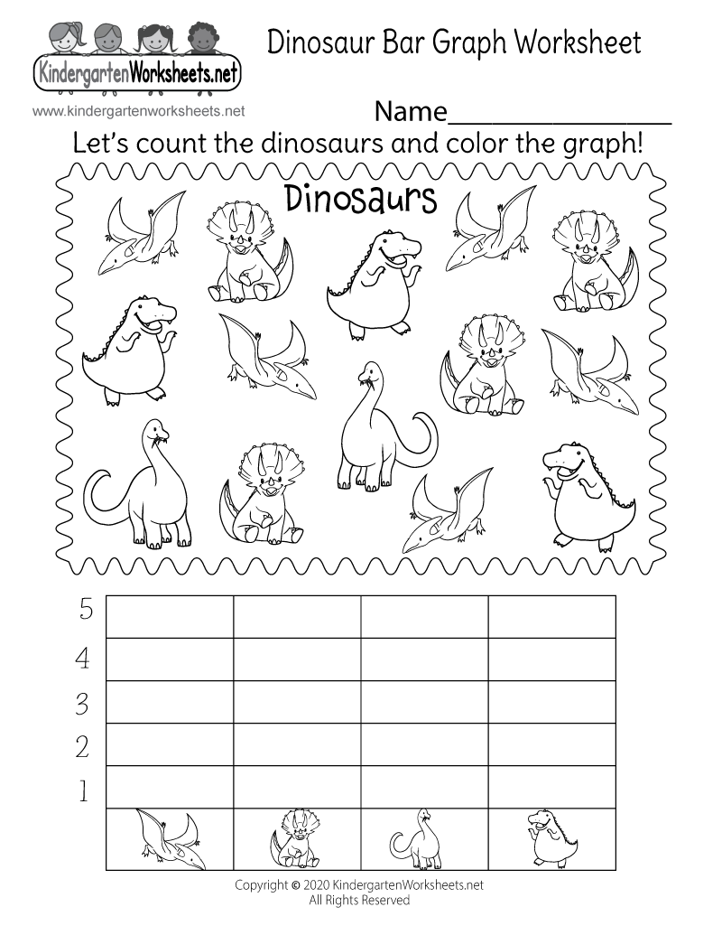 Free Dinosaur Worksheets For Kindergarten