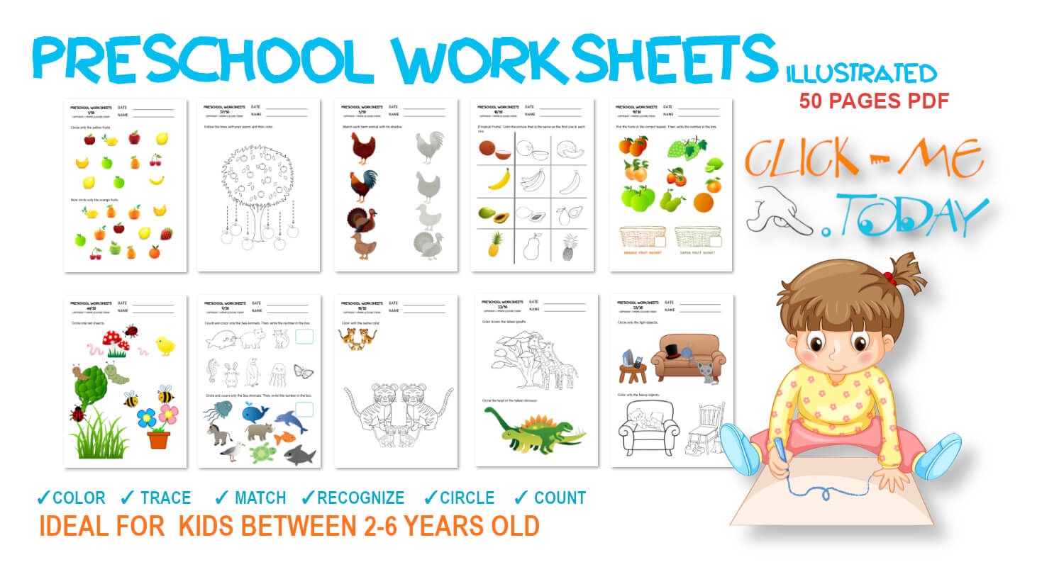 6 Year Old Free Printable Worksheet