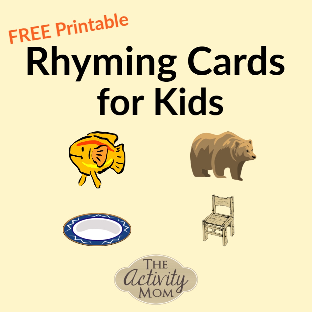 Free Printable Rhyming Cards For Preschoolers