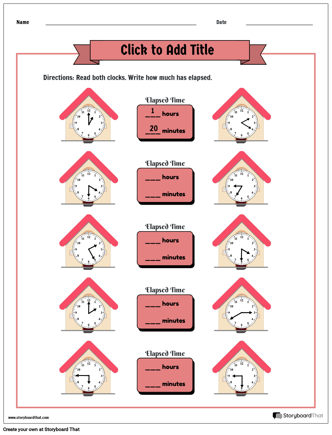 Free Printable Elapsed Time Worksheets Free Printable Elapsed Time Worksheets