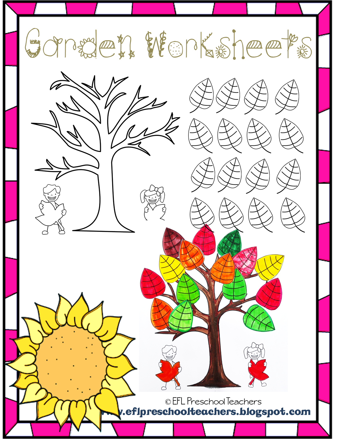 ESL EFL Preschool Teachers Garden Theme Resources For The Preschool ELL