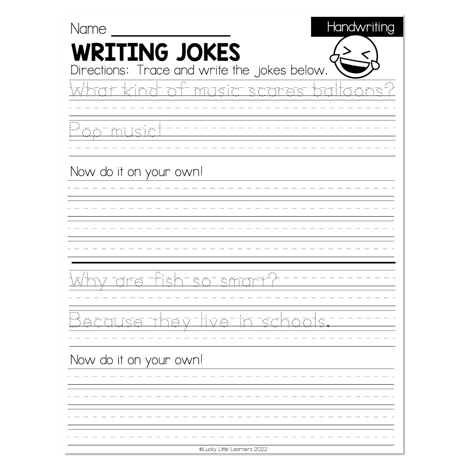 First Grade Writing Worksheets & Free Printable