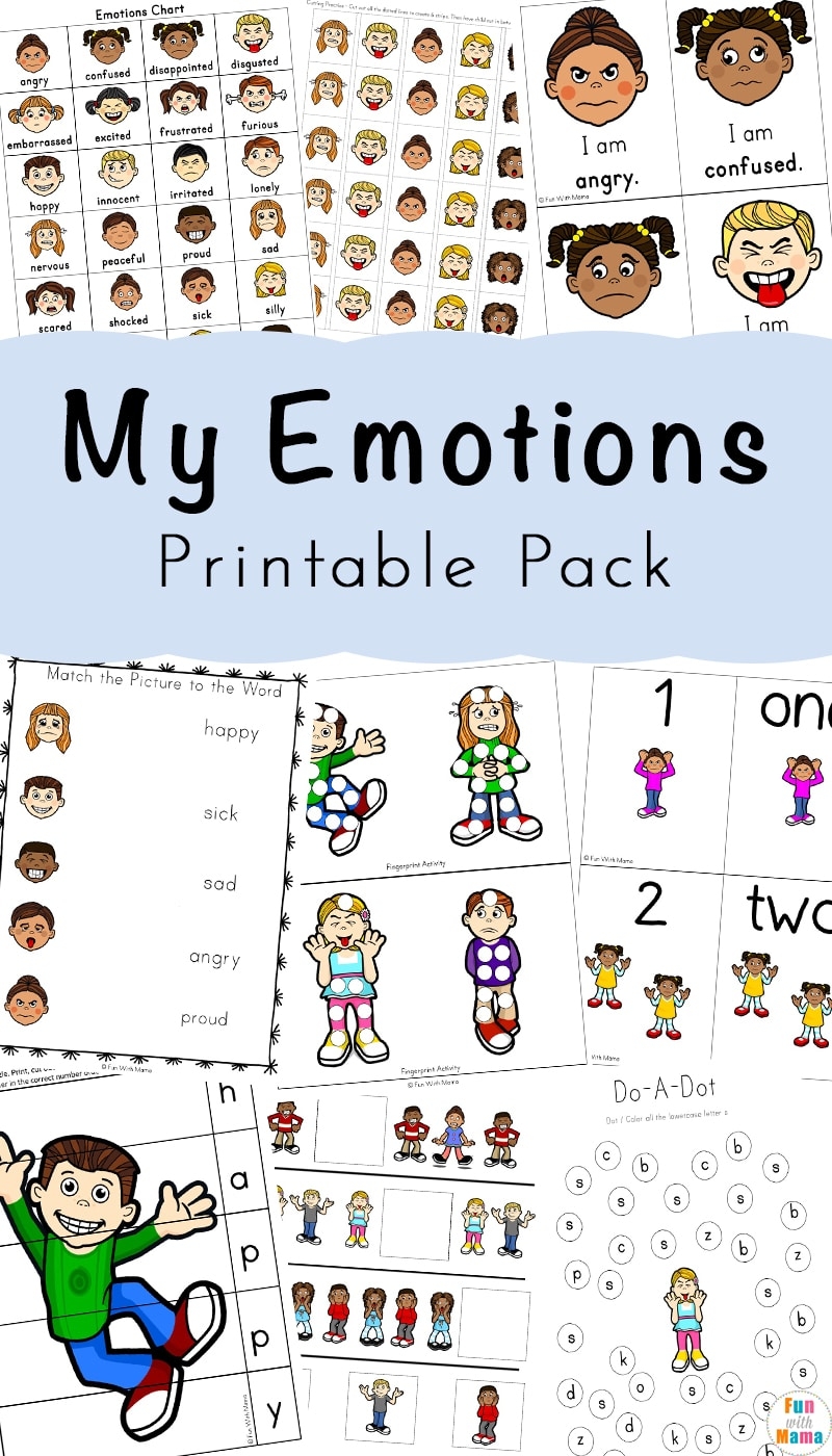 Free Printable Feelings Worksheets For Preschoolers