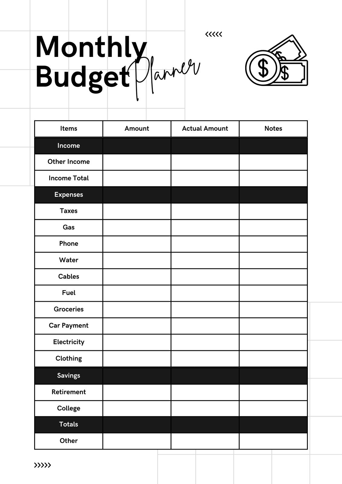 Free And Customizable Budget Templates Worksheets Library Free And Customizable Budget Templates Worksheets Library