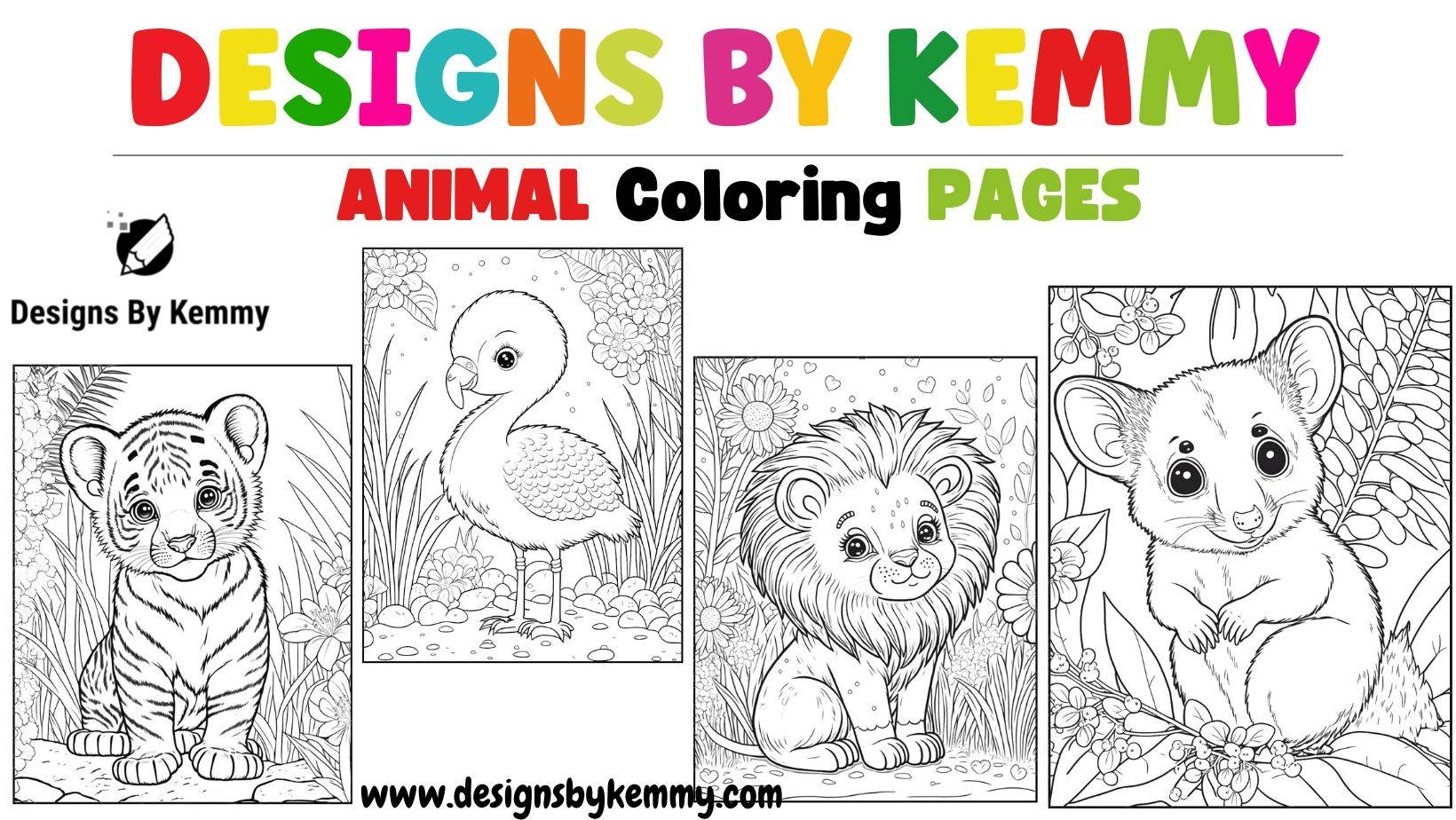 Free Animal Coloring Pages ColorfulFam Free U0026 Premium Coloring 