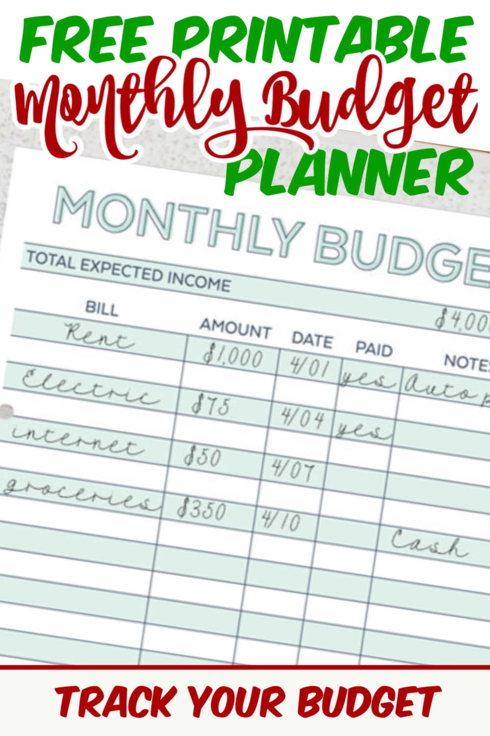 Free Printable Budget Worksheets 2019 Free Printable Budget Worksheets 2019