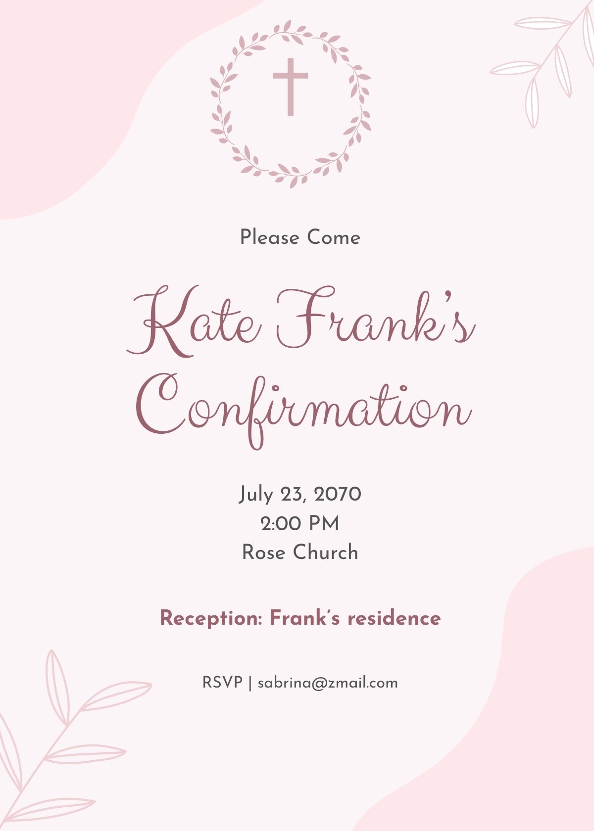 FREE Confirmation Invitation Templates U0026 Examples Edit Online Worksheets Library FREE Confirmation Invitation Templates U0026 Examples Edit Online Worksheets Library