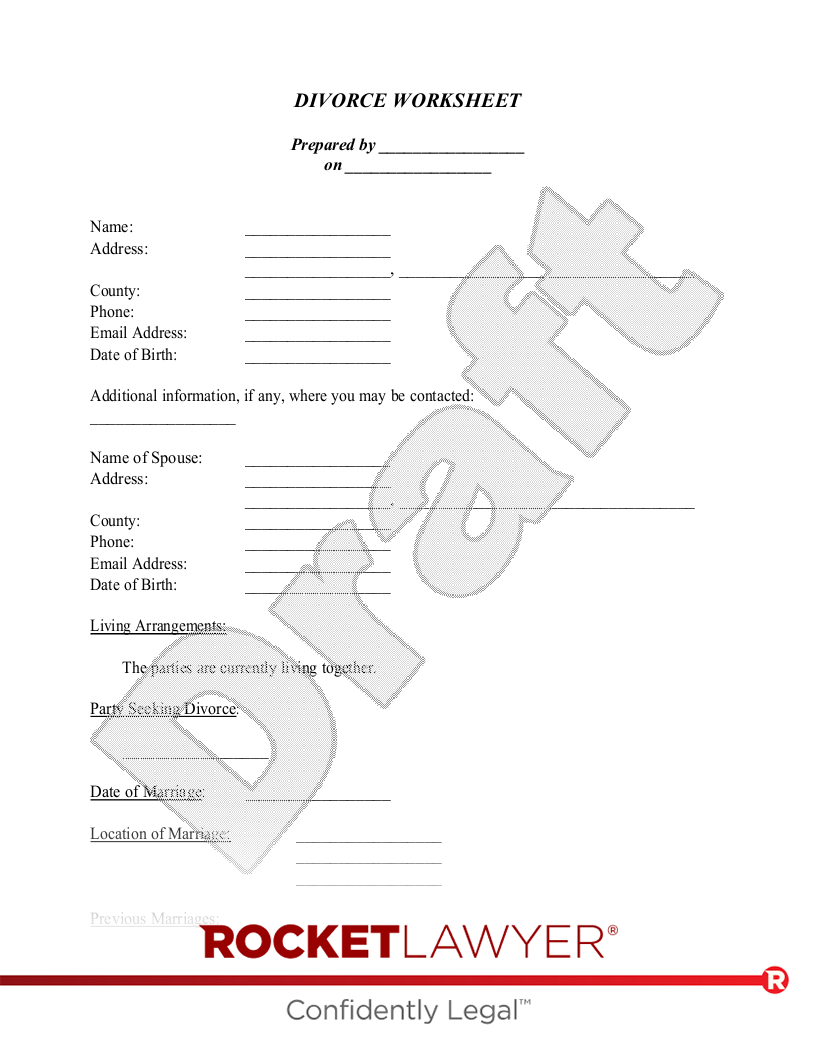 Free Divorce Worksheet Download Free Divorce Worksheet Png Images Free Worksheets On Clipart Library