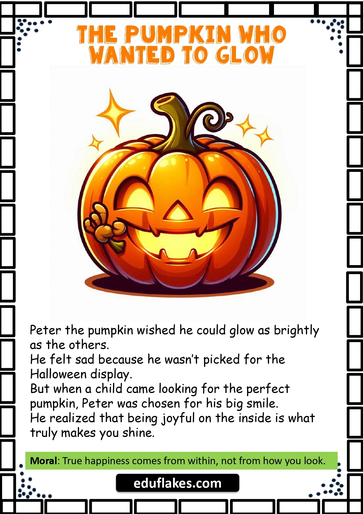 Free Download Halloween Stories PDF For Kindergarten Eduflakes