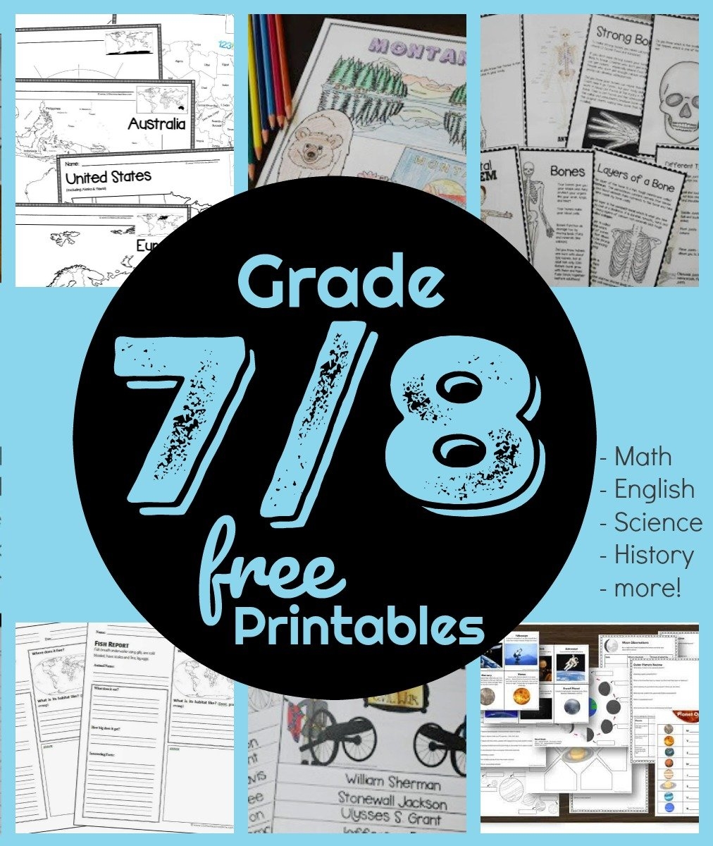 7th Grade Extra Worksheets Free Printable