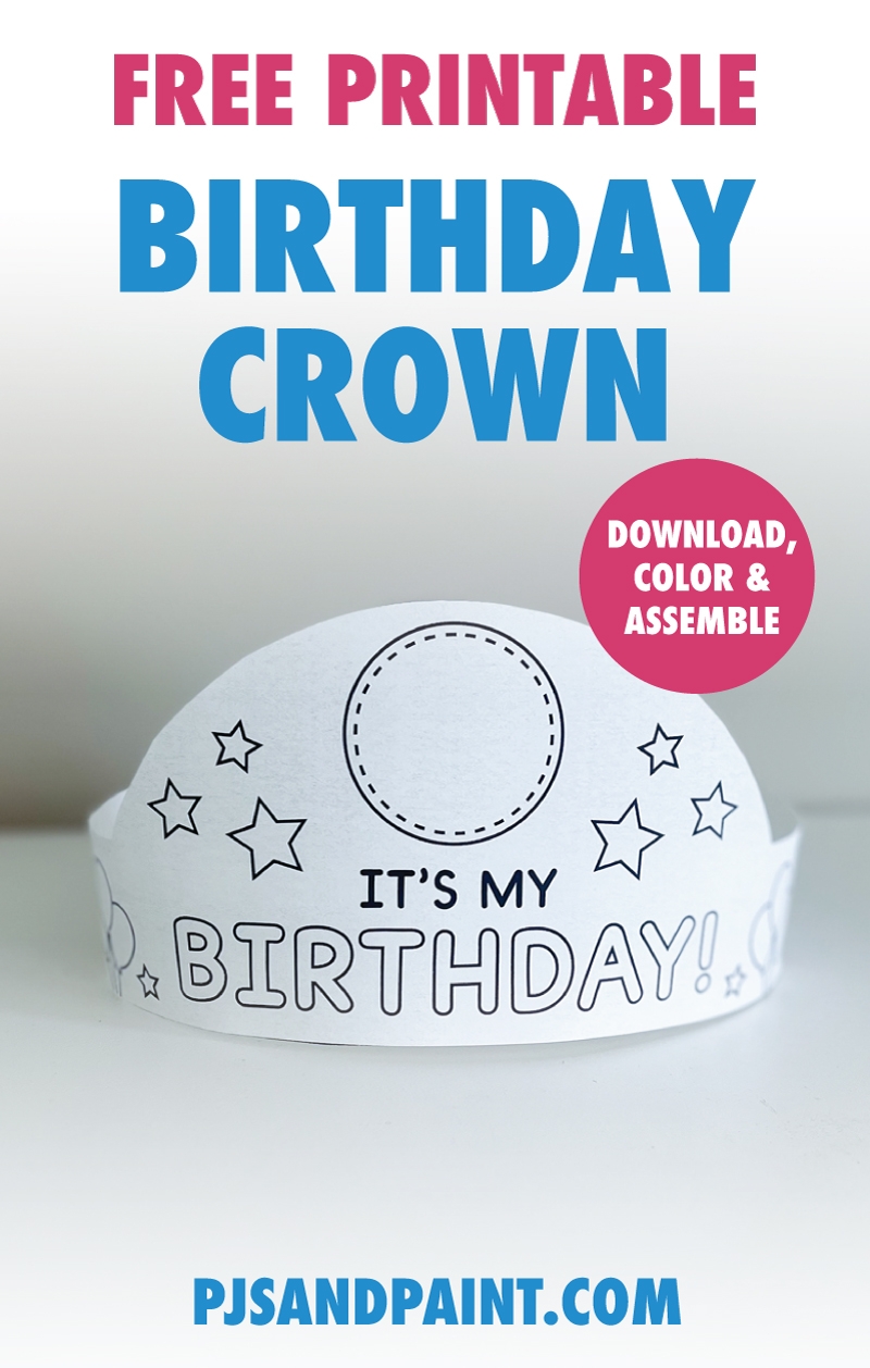 Printable Birthday Crowns For Preschoolers