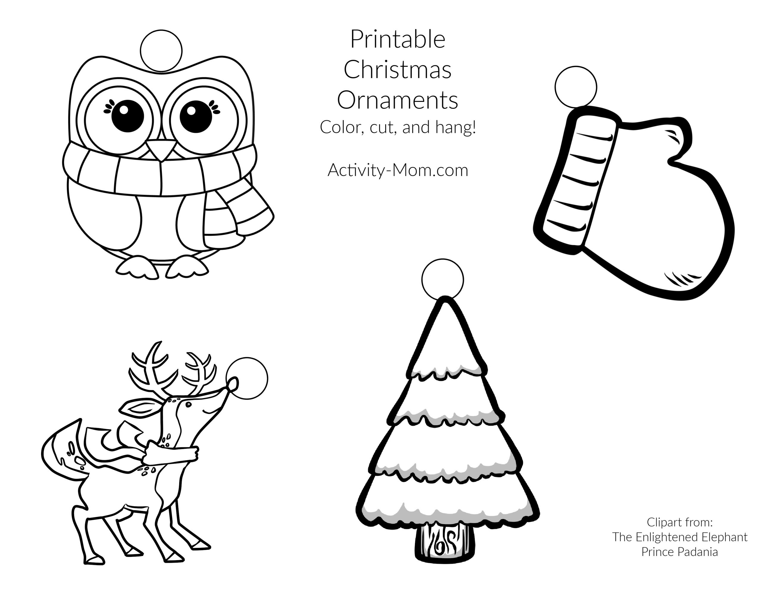 Preschool Christmas Crafts Printables
