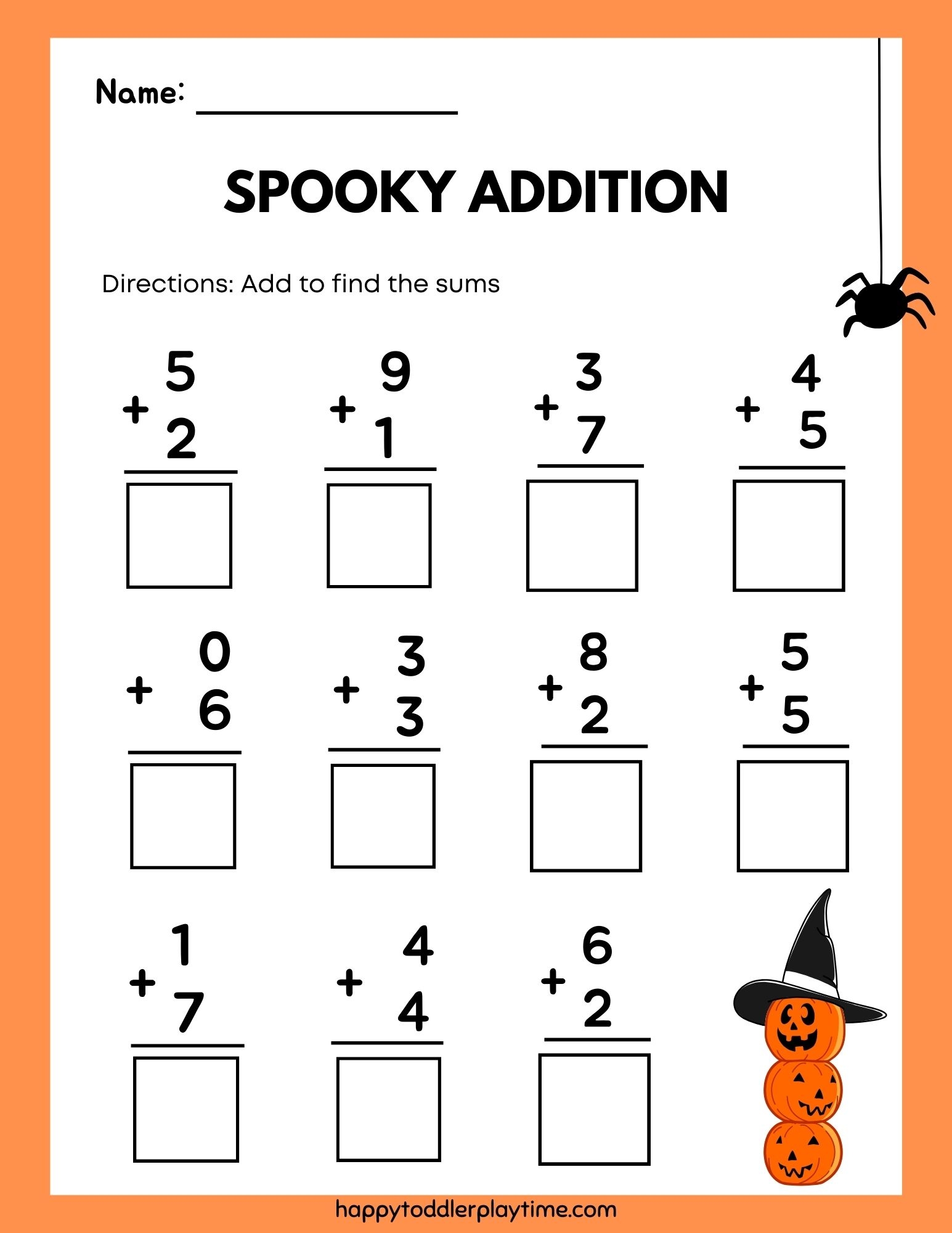 Worksheets For Toddlers Free Printables