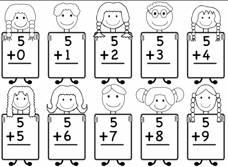 Free Printable Math Kindergarten Worksheets Worksheets Library