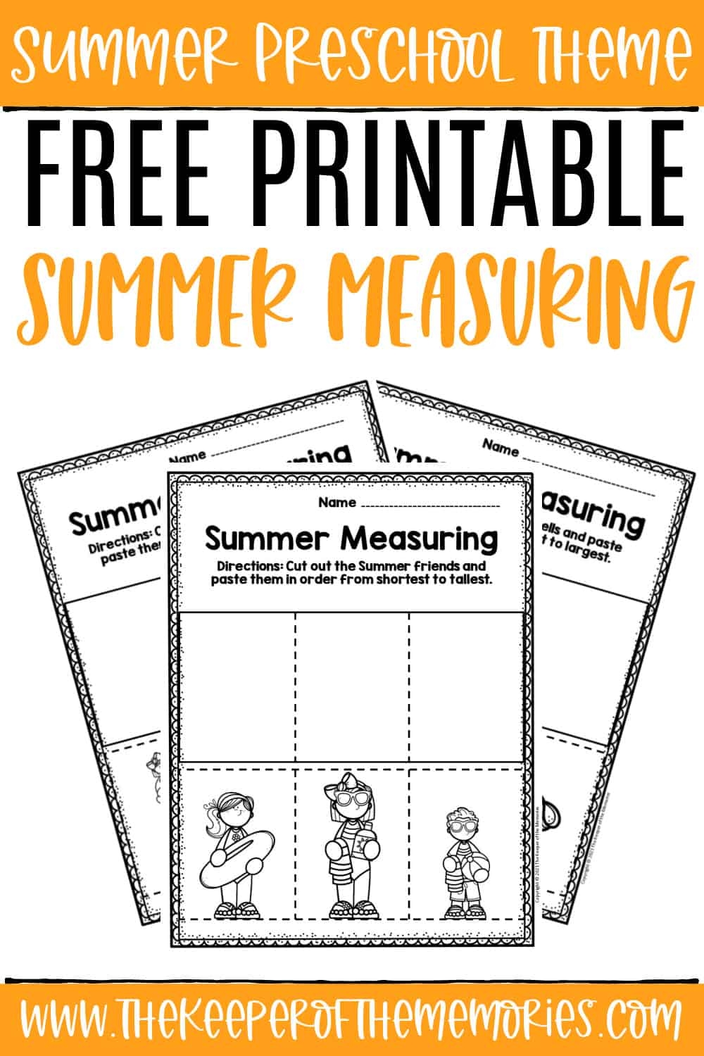 Free Printable Measuring Sheets For Preschool