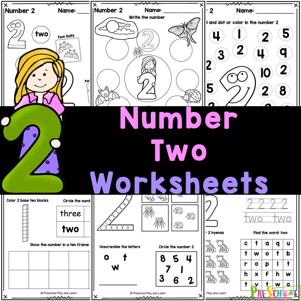 Free Printable Number Sheets For Preschool