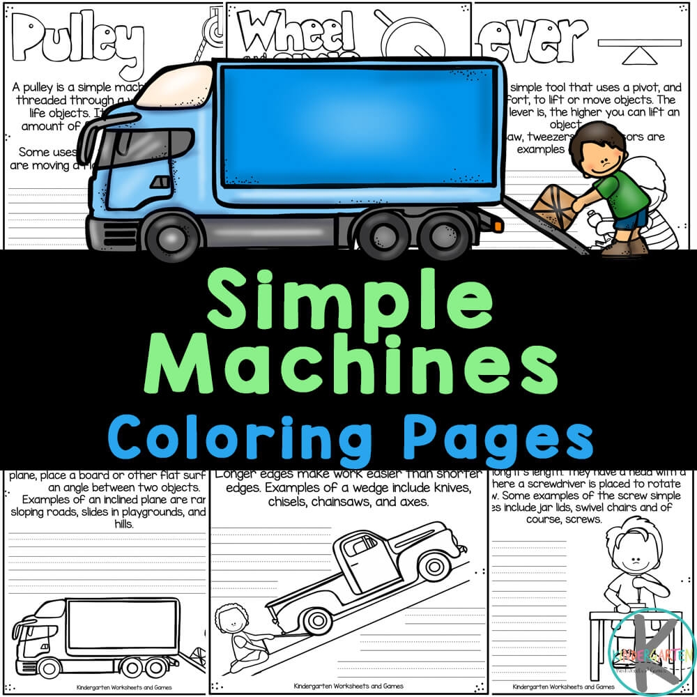 Six Simple Machines For Preschoolers Printable