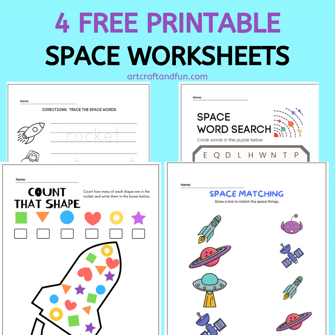 Free Space Worksheets For Kindergarten