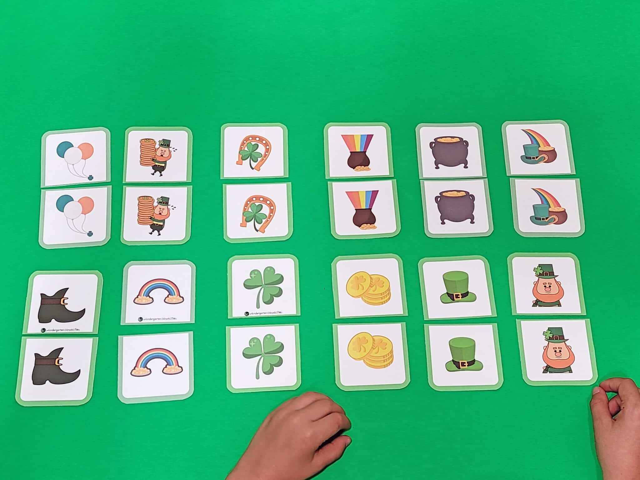 FREE Printable St Patrick s Day Matching Game