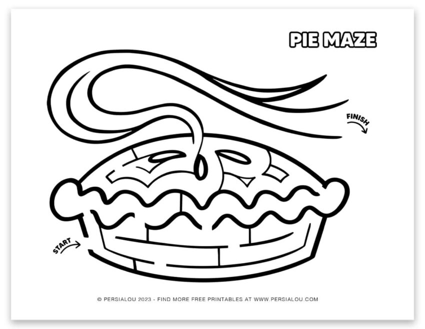 Free Printable Thanksgiving Mazes Cute Holiday Fun For All Ages