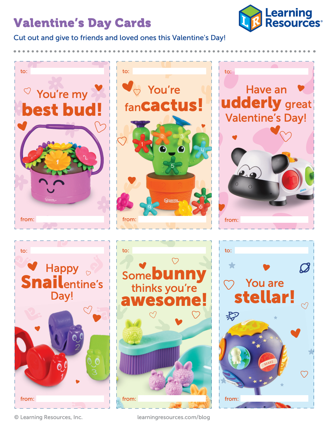 Printable Valentines Day Cards Preschool